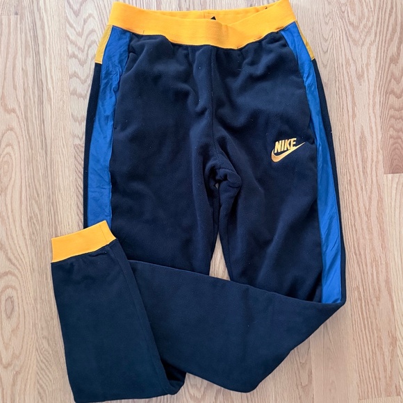 Nike NWOT Fleece Mixed-Media Joggers (S) - Picture 1 of 14